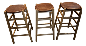 Custom Mahogany Bar Stools
