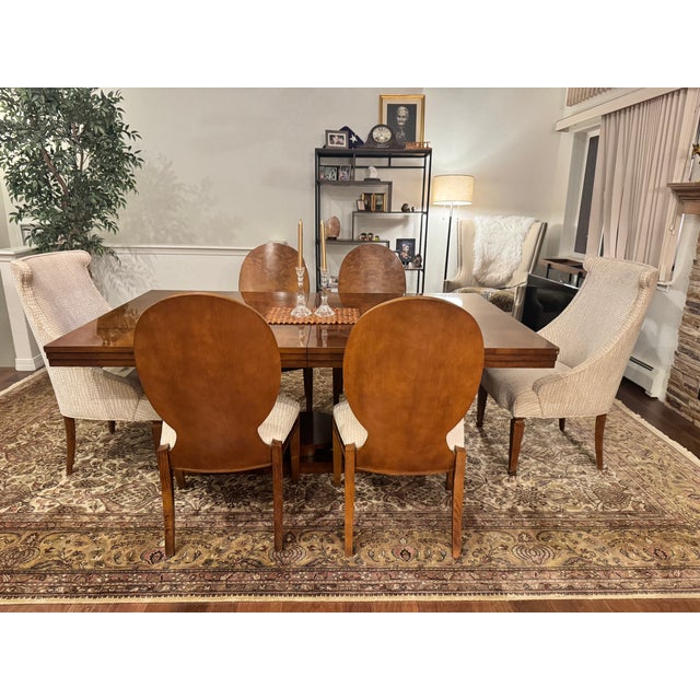 Century Brand Omni Dining Table - Cluster Maple For Sale - Image 17 of 18