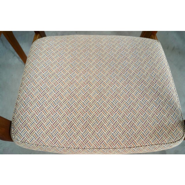 1960’s Mid-Century Danish Modern Teak Dining Arm Chairs - Set of 4 For Sale - Image 11 of 12