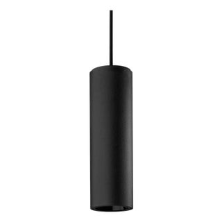 Tekna Tube Pendant Light With Black Lacquer Finish and Black Reflector For Sale