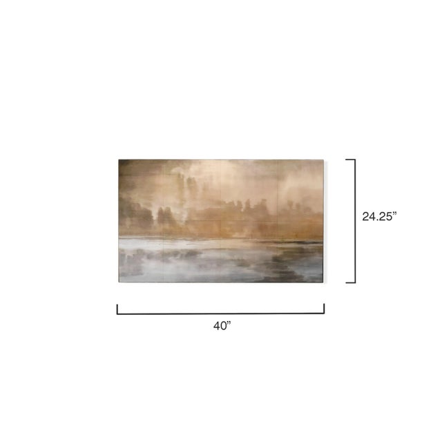 Hollywood Regency Jamie Young Cloudscape Wall Art in Taupe For Sale - Image 3 of 7