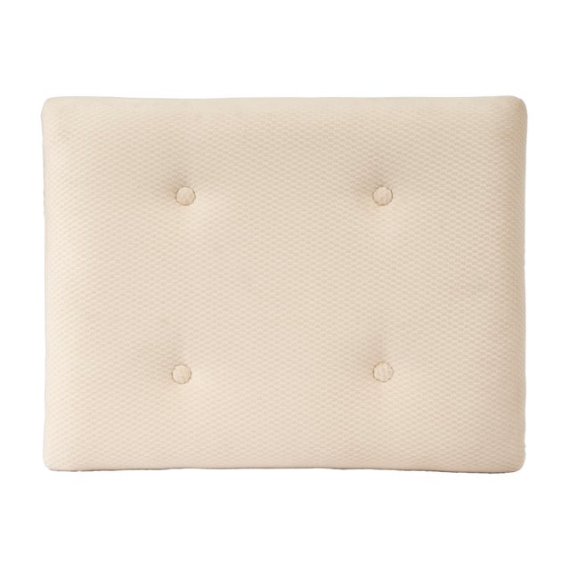 Marlo Mirrored 26"W Vanity Stool, Cream For Sale In Chicago - Image 6 of 8