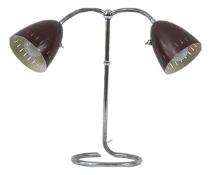 Mid-Century 2-Armed Table Lamp or Desk Light, Germany, 1950s