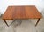 1960s Mid Century Modern Dining Table Walnut Folding Extensol Compact Extension Leaf 4 For Sale - Image 4 of 10