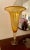1990s Murano Style Glass Fluted Pedestal Style Dramatic Taper Tulip Vase, Made in Italy For Sale - Image 9 of 9