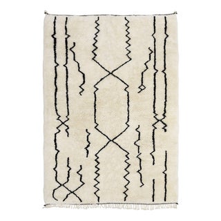 Hand-Knotted Wool Rug by Azele Studio For Sale