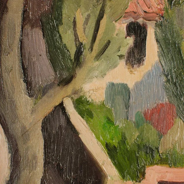 Textile Iain Macnab of Barachastlain (Scottish, B. 1890 - 1967) "Talking in Village" Painting. For Sale - Image 7 of 11