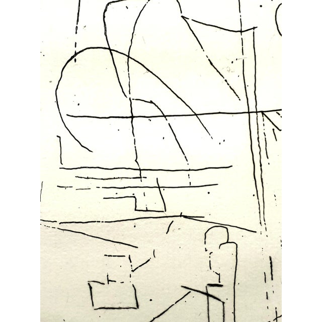 Wood André Lanskoy - Composition - Original Etching 1960 For Sale - Image 7 of 8