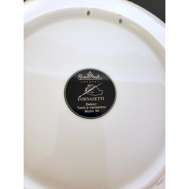 Piero Fornasetti Rosenthal Porcelain Plate, Temi E Variazioni, Motiv 34, Soap Bubbles For Sale In Philadelphia - Image 6 of 7