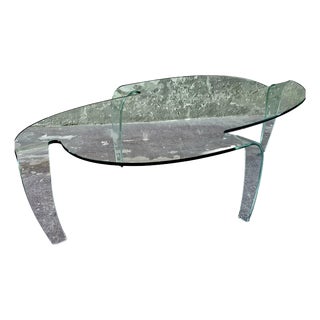 Glass Coffee Table from Fiam, 1980s For Sale