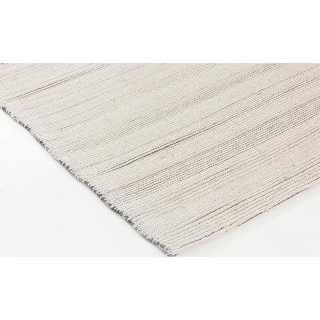 Contemporary Bauer Collection Minimalist Handmade Wool Rug by Doris Leslie Blau For Sale In New York - Image 6 of 7