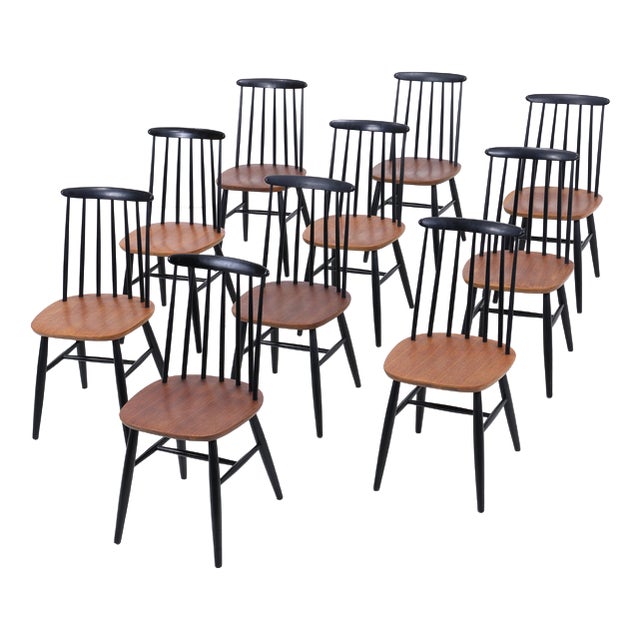 Mid-Century Teak Fanett Chair by Ilmari Tapiovaara for Stol Kamnik For Sale