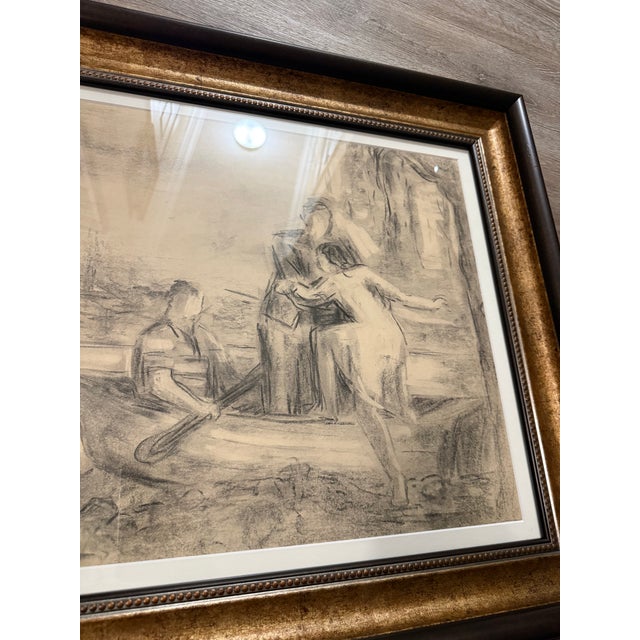 After James McNeill 19th Century Original Framed Etching For Sale - Image 4 of 6