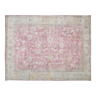 Vintage Hand Knotted Wool Rug, 9'9"x13'3" For Sale
