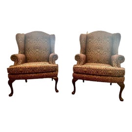 Example of Sherrill Furniture Wingback Chairs
