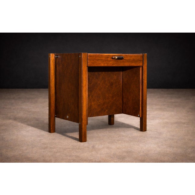 Wood Side Cabinet With Drawer in Rosewood, Jorge Zalszupin, C. 1960s For Sale - Image 7 of 12