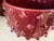 Red Studded Decorative Ceramic Vases, Set of 2.
