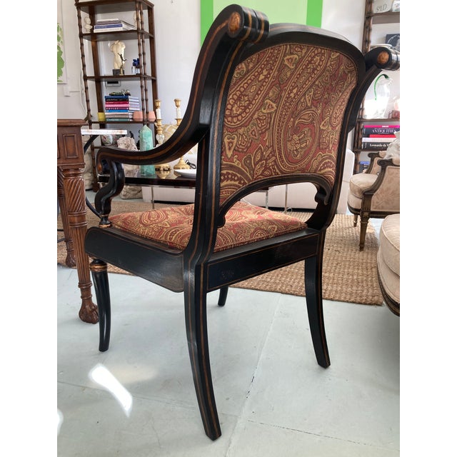 1950s English Regency Armchair For Sale - Image 5 of 11