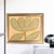 Contemporary Original Framed Botanical Tulip Painting, Oil on Canvas in Gold Frame, 17x21 Minimalist Boho Home Decor For Sale - Image 3 of 5