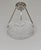 Degué A French art deco pendant chandelier made around 1930 in nickel plated bronze or solid brass holding a bowl by Degué...
