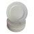 Windsor Browne Made in Italy Pure White Lattice Embossed 10" Dinner Plates Set of 8 For Sale