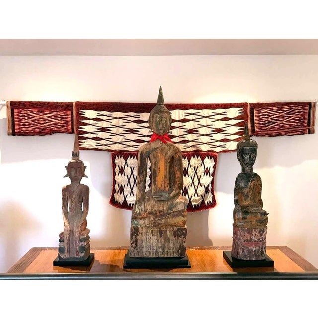 Tribal Ceremonial Cape Textile Art from Hmong Miao People For Sale - Image 3 of 12