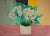 Claude Hemeret, Bouquet d'Iris blancs, Lithograph For Sale - Image 7 of 7
