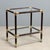 Bamboo and Brass Coffee Table with Wheels, 1950s-1960s For Sale - Image 9 of 9