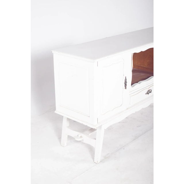 Wood Vintage European White Painted Sideboard, 1920s For Sale - Image 7 of 15
