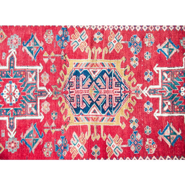 Early 20th Century Persian Karaja Rug For Sale - Image 12 of 15