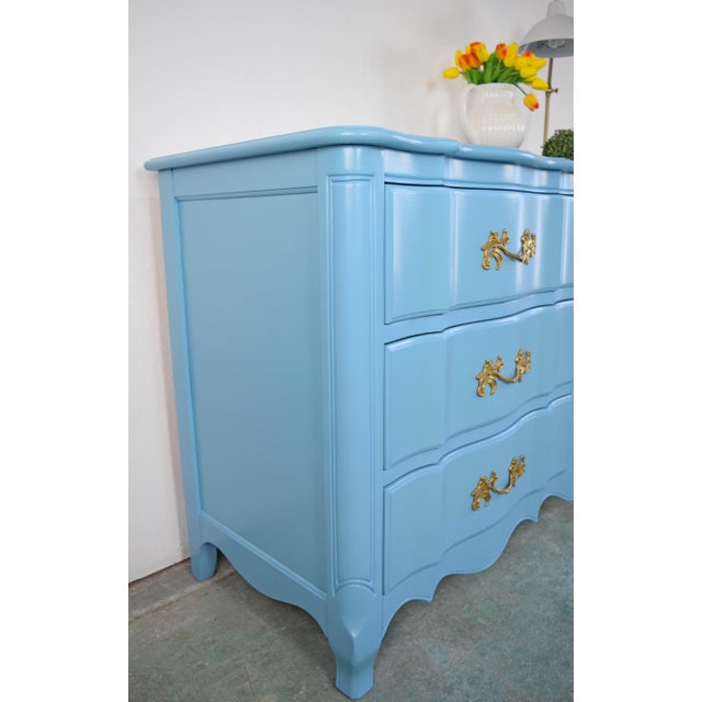 French Provincial Light Blue Dresser Chairish