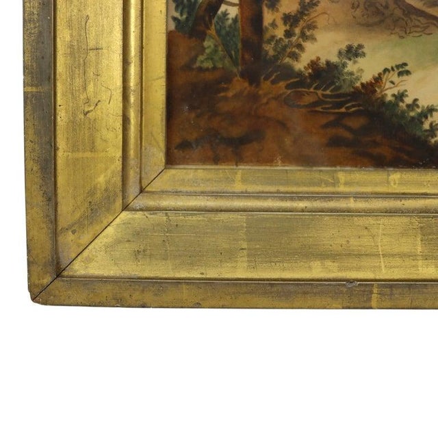 Antique Watercolor on Paper Landscape 19thC For Sale - Image 9 of 12
