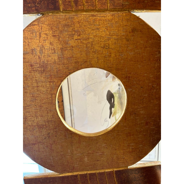 Post Modern Style Hand Crafted Gilded Wood Room Divider by James Johnston For Sale - Image 16 of 18