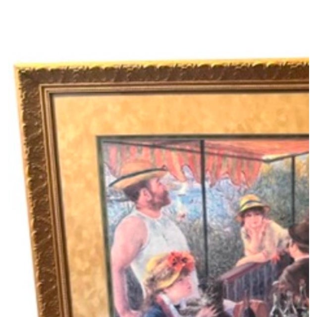 Le Déjeuner Des Canotiers by Pierre Auguste Renoir -1956 Print Made in Paris France For Sale In Seattle - Image 6 of 8