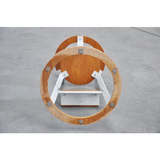 Brown High Children's Chair by Gunnar Daan, 1966 For Sale - Image 8 of 9