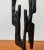 Vintage Brutalist Sculptural Metal Candleholder For Sale - Image 10 of 18