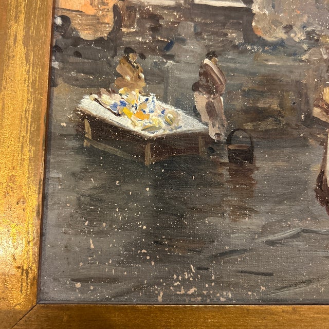 Italian Mid 20th Century Giuseppe Rispoli Original Painting For Sale - Image 3 of 8