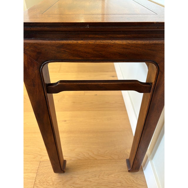 Mid-Century Modern Vintage Henredon Chinoiserie/Ming Style Sofa Table/Console For Sale - Image 3 of 14