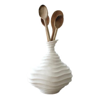 Wabi Sabi /Contemporary Minimalist Kitchen Vase/Utensil Holder For Sale