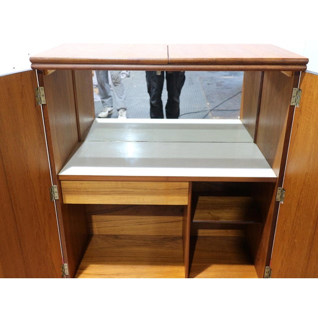 1960s Mid Century Modern Teak Bar Cabinet by Turnidge of London For Sale - Image 11 of 15