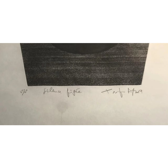 Alexandru Trifu, Silence figé, 2019, Etching on Paper, Framed For Sale - Image 3 of 7