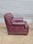 Traditional Late 20th Century Hancock & Moore Burgundy Leather Club Chair Arm Chair W Match Ottoman For Sale - Image 3 of 13