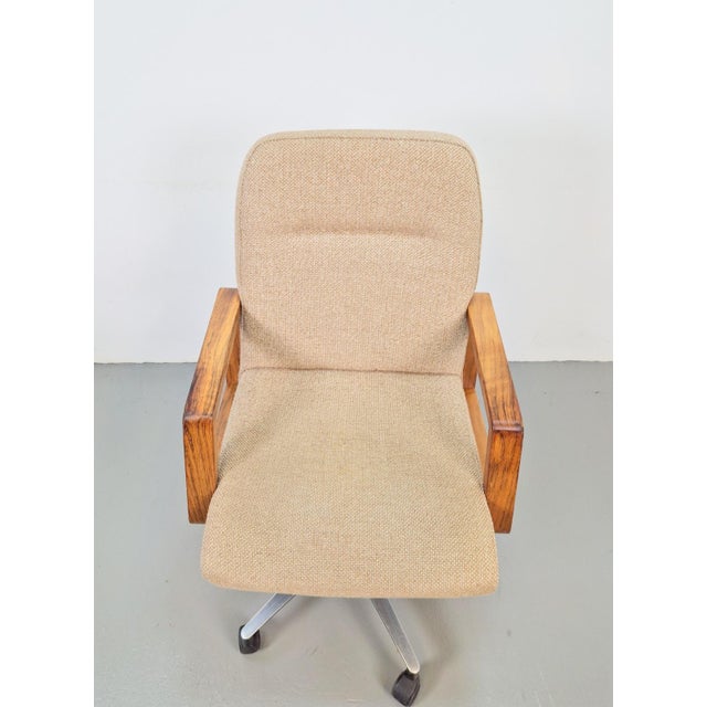 1970s Vintage Teak Office Chair by Ring, Norway,1970s For Sale - Image 5 of 7