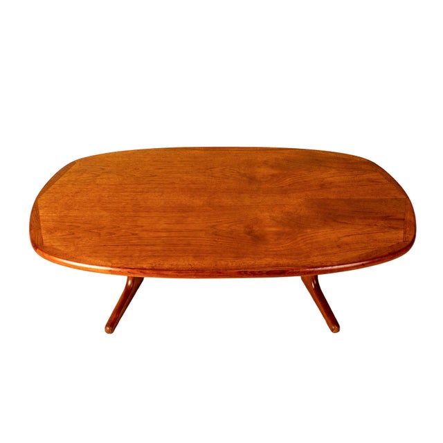 Vintage Solid Teak Danish Modern Coffee Table Nordic Furniture of Ontario MCM For Sale - Image 4 of 14