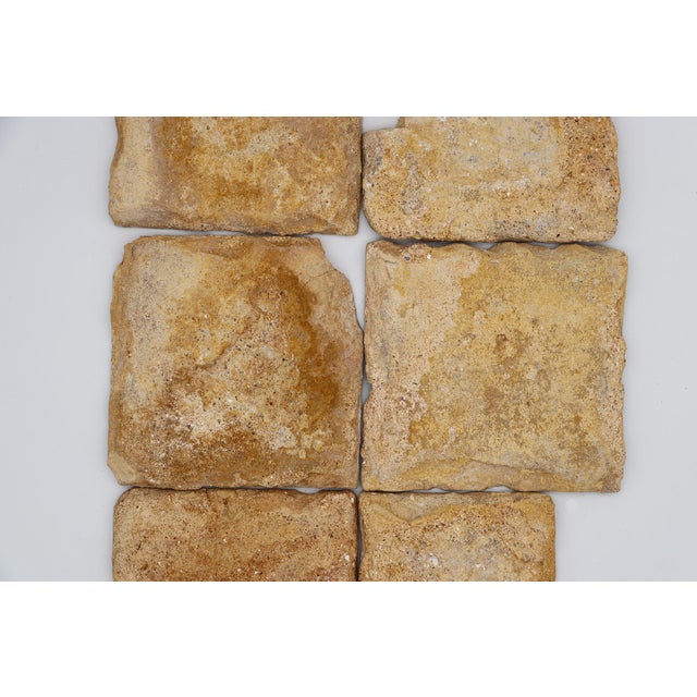 17th Century Set of Six Floral Tiles, Portuguese For Sale - Image 10 of 11