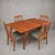 Mid-Century Dining Table from Gordon Russell and Danish Teak Chairs from Dyrlund, 1960s, Set of 5 For Sale - Image 9 of 9