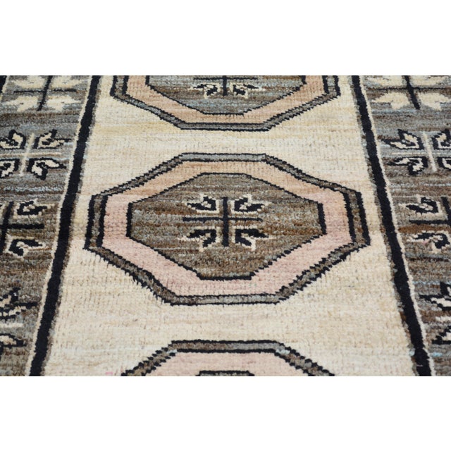 1970s 1970s Oushak Hand Knotted Wool Rug, 2'9"x8'8'' For Sale - Image 5 of 6