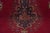 1970s 1970s Vintage Persian Handmade Wool 10x12 Red Area Rug For Sale - Image 5 of 11