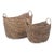 Handle Scoop Basket Set of Two For Sale