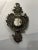 Ansonia Clock Company Antique Ansonia Miniature Cartel Novelty Wall Clock For Sale - Image 4 of 8
